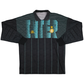 1991-92 Inter Milan GK Shirt #1 - 8/10 - (XL)
