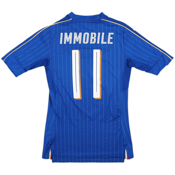 2016-17 Italy Player Issue (ACTV Fit) Home Shirt Immobilie #11 - 8/10 - (L)