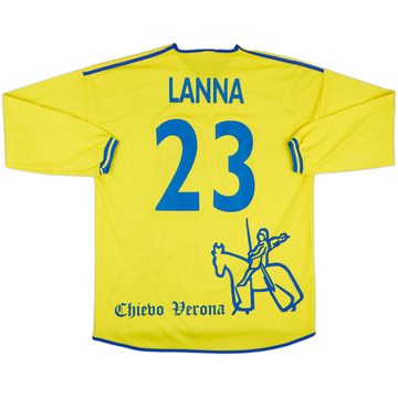 2001-02 Chievo Verona Home L/S Shirt Lanna #23 - 5/10 - (L)