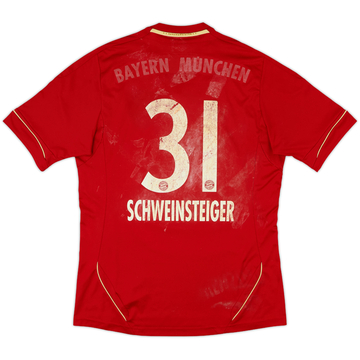 2011-13 Bayern Munich Home Shirt Schweinsteiger #31 - 4/10 - (M)