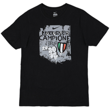 2011-12 Juventus 'Campione D'Italia' Nike Graphic Tee - 8/10 - (XL.Boys)