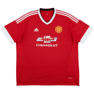 2015-16 Manchester United Home Shirt - 4/10 - (XXL)