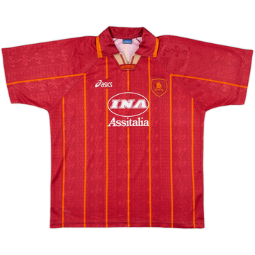 1996-97 Roma Home Shirt - 6/10 - (XL)