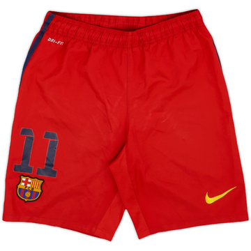 2013-14 Barcelona Away Shorts #11 - 9/10 - (S)