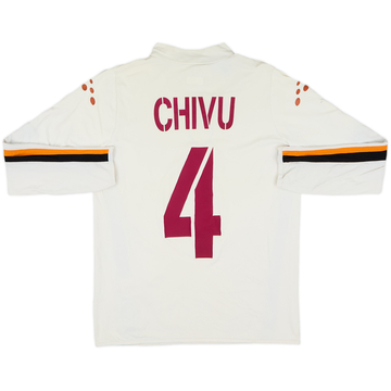 2003-04 Roma Away L/S Shirt Chivu #4 - 8/10 - (M)