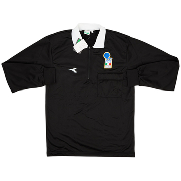 1990s Italy FIGC Diadora Referee L/S Shirt (L)