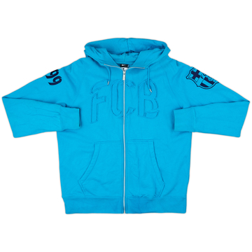 2012-13 Barcelona Nike Hooded Track Jacket - 8/10 - (L)