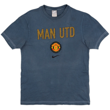 2009-10 Manchester United Nike Graphic Tee - 8/10 - (M)