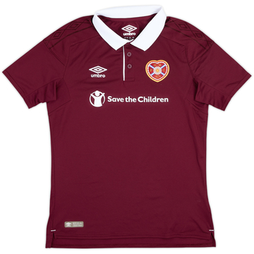 2017-18 Hearts Home Shirt - 9/10 - (13-14 Years)