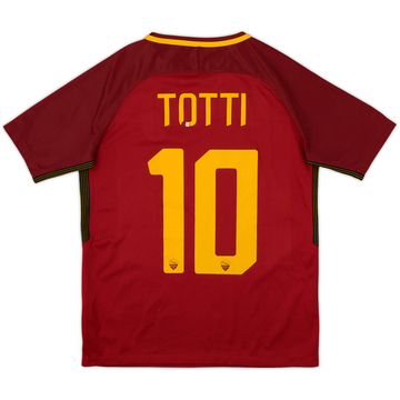 2017-18 Roma Home Shirt Totti #10 - 5/10 - (14-15 Years)