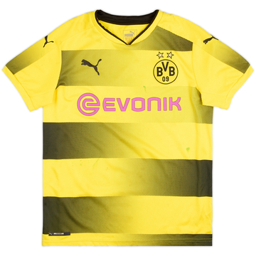 2017-18 Borussia Dortmund Home Shirt - 5/10 - (13-14 Years)