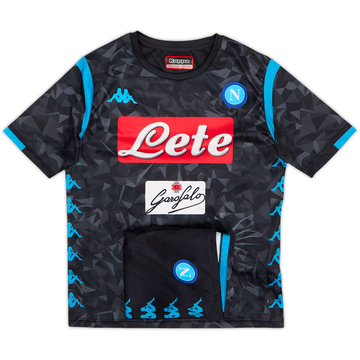 2018-19 Napoli Basic Away Shirt & Shorts - 8/10 - (S.Boys)