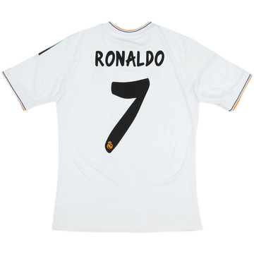 2013-14 Real Madrid Home Shirt Ronaldo #7 - 6/10 - (XL.Boys)
