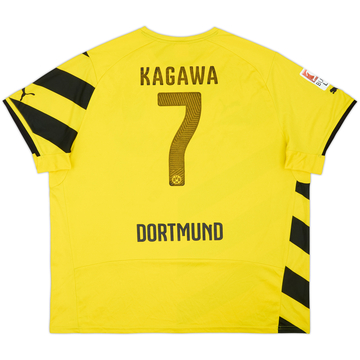 2014-15 Borussia Dortmund Home Shirt Kagawa #7 - 4/10 - (3XL)