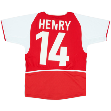 2002-04 Arsenal Home Shirt Henry #14 - 5/10 - (13-14 Years)