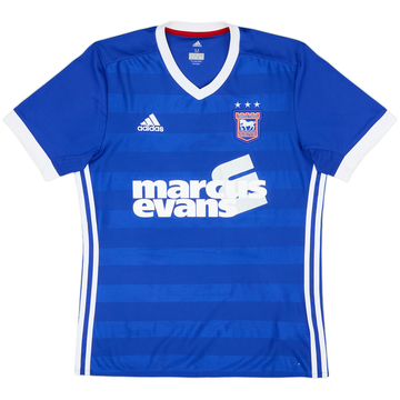 2017-18 Ipswich Home Shirt - 8/10 - (M)