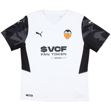2021-22 Valencia Home Shirt - 8/10 - (L)
