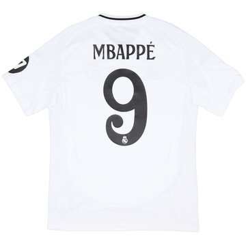 2024-25 Real Madrid Home Shirt Mbappe #9 - 10/10 - (M)