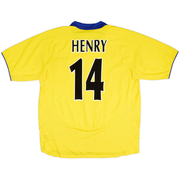 2003-05 Arsenal Away Shirt Henry #14 - 7/10 - (XL)