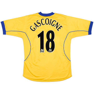 2000-01 Everton Away Shirt Gascoigne #18 - 6/10 - (M)