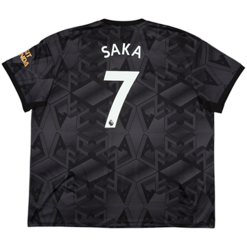 2022-23 Arsenal Away Shirt Saka #7 - 10/10 - (3XL)