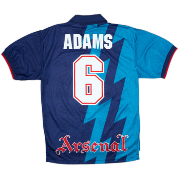 1995-96 Arsenal Away Shirt Adams #6 - 6/10 - (S)