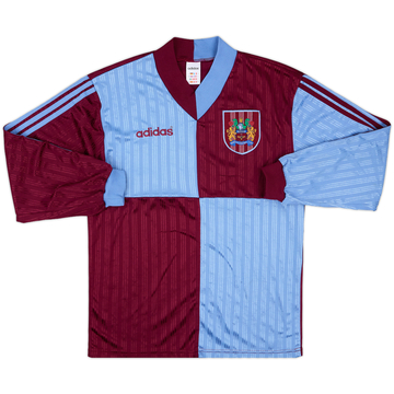 1996-98 Burnley Match Issue Home L/S Shirt #10