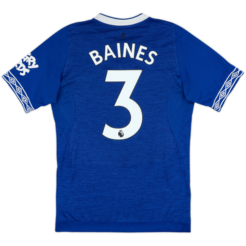 2018-19 Everton Home Shirt Baines #3 - 7/10 - (S)