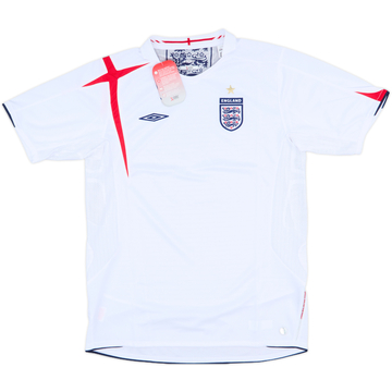 2005-07 England Home Shirt (XL.Boys)
