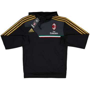 2013-14 AC Milan adidas Hooded Sweat Top (S)