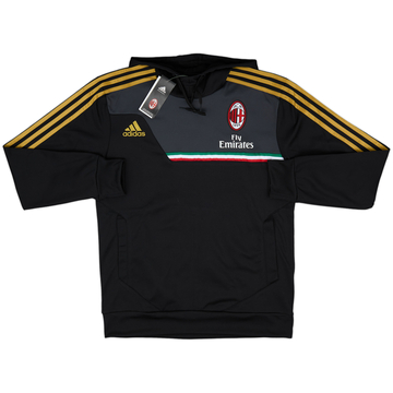 2013-14 AC Milan adidas Hooded Sweat Top (M)