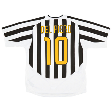 2003-04 Juventus Home Shirt Del Piero #10 (XL)