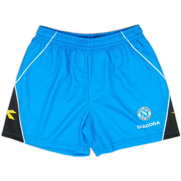 2002-03 Napoli Home Shorts - 7/10 - (XL.Boys)
