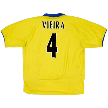 2003-05 Arsenal Away Shirt Vieira #4 - 5/10 - (XXL)