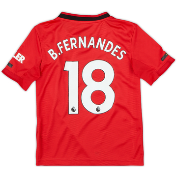2019-20 Manchester United Home Shirt B.Fernandes #18 - 7/10 - (7-8 Years)