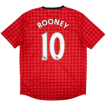 2012-13 Manchester United Home Shirt Rooney #10 - 6/10 - (L)
