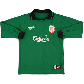1996-97 Liverpool GK Shirt - 7/10 - (XL.Boys)