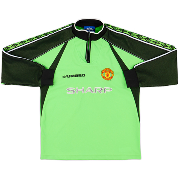 1998-99 Manchester United GK Shirt - 7/10 - (L.Boys)