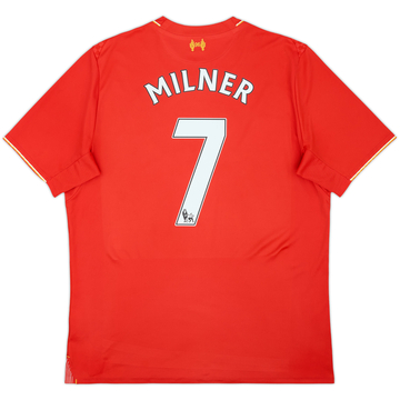 2015-16 Liverpool Home Shirt Milner #7 - 6/10 - (L)