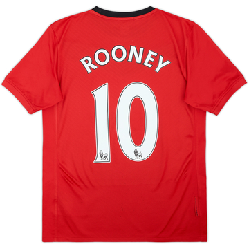 2009-10 Manchester United Camiseta Local Rooney #10 - 6/10 - (XL.Boys)