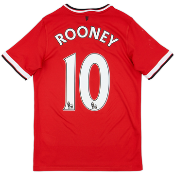 2014-15 Manchester United Home Shirt Rooney #10 - 6/10 - (XL.Boys)