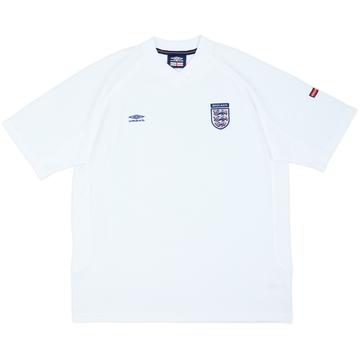 2002-03 England Umbro Training Shirt - 9/10 - (XL)