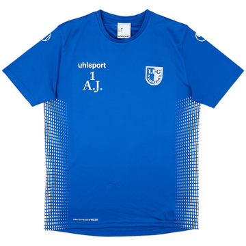 2019-20 Magdeburg Uhlsport Player Issue Training Shirt A.J #1 - 9/10 - (M)