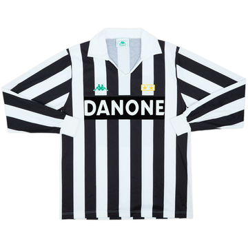 1992-94 Juventus Basic Home L/S Shirt #10 - 6/10 - (M)