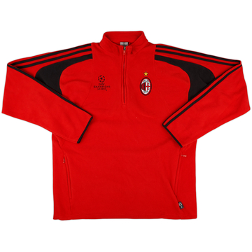 2004-05 AC Milan CL adidas 1/4 Zip Fleece - 10/10 - (L/XL)