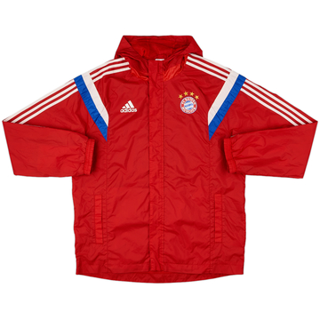 2014-15 Bayern Munich adidas Hooded Track Jacket - 6/10 - (L)