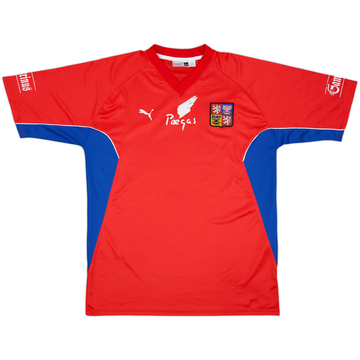 2000-01 Czech Republic Player Issue Puma Training Shirt - 8/10 - (XXL)