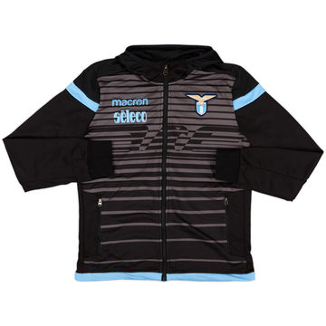 2016-17 Lazio Macron Hooded Track Jacket - 9/10 - (M)