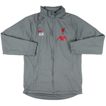 2020-21 Liverpool Staff Issue Nike Hooded Rain Jacket AK - 8/10 - (M)