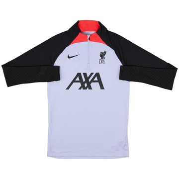 2022-23 Liverpool Nike 1/4 Zip Drill Top - 9/10 - (S)
